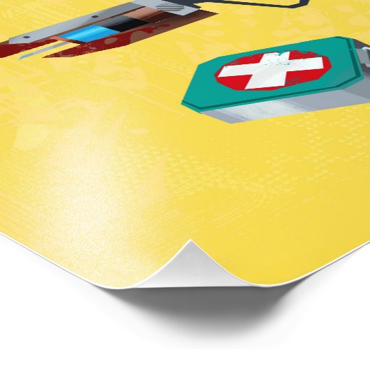 TF2 BLU medic tools print フォトプリント (角)