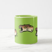 TF2 Bread monster green mug ツートーンマグカップ (中央)