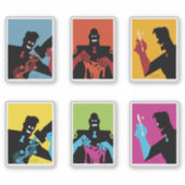 TF2 RED medic dual triptych sticker set シール (正面)