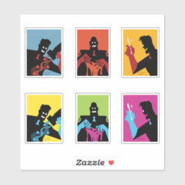 TF2 RED medic dual triptych sticker set シール