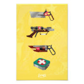 TF2 RED medic tools print フォトプリント (正面)