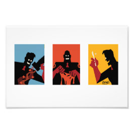 TF2 RED medic triptych white print フォトプリント