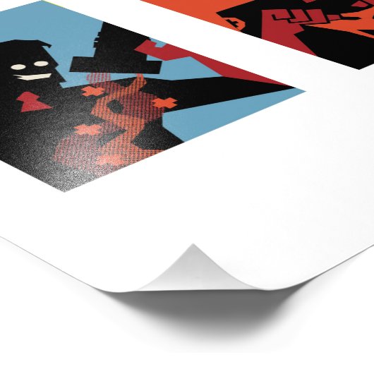 TF2 RED medic triptych white print フォトプリント (角)