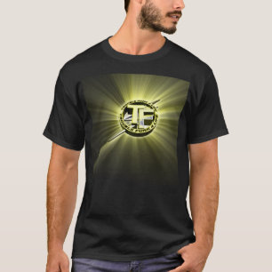 TF4LIFEの金ゴールド光線のコピー Tシャツ