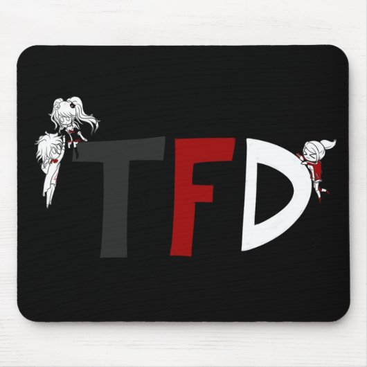 TFD Modsのチビ（小さくかわいく書いた感じ） マウスパッド (正面)