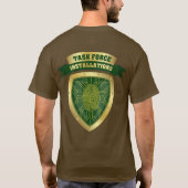 TFIブラウンTシャツ Tシャツ (裏面)