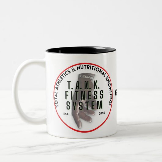TFS black and white coffee or tea mug  ツートーンマグカップ (左)