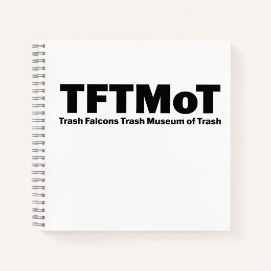 TFTMoT Sketchbook  ノートブック (正面)