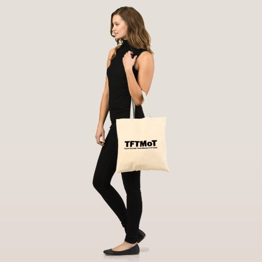 TFTMoT / Trash Falcons basic tote トートバッグ (正面(モデル))