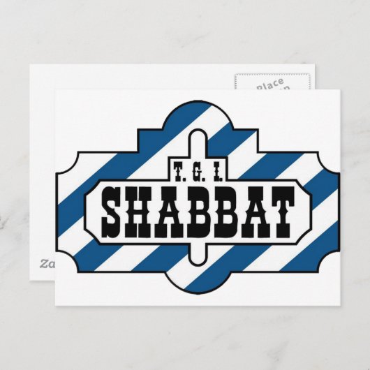 TGI SHABBAT ポストカード (正面/裏面)