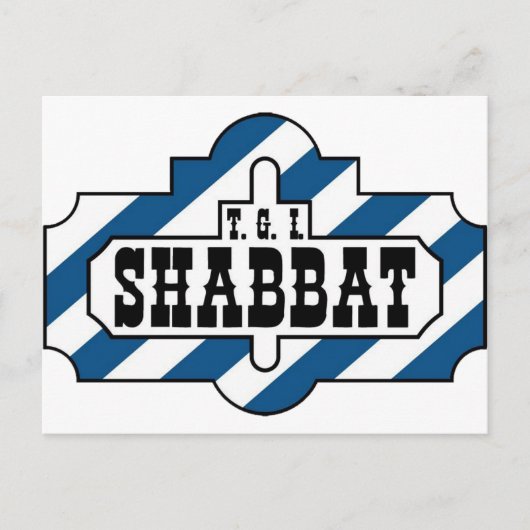 TGI SHABBAT ポストカード (正面)