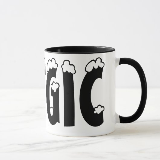 #TGIC神感謝していよクリスマス、引用文のハッシュタグ・マグ マグカップ (右)