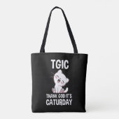 TGIC 猫の日万歳 トートバッグ (裏面)