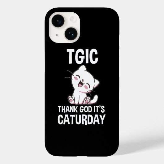 TGIC 猫の日万歳 Case-Mate iPhoneケース (裏面)