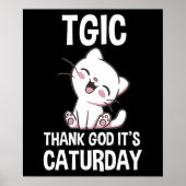 TGIC Thank God It's Caturday ポスター (正面)