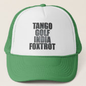 TGIFの帽子: NATOの音声学 キャップ (正面)