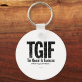 Tgifゴアリーはファンタスティックなホッケー祖父Gr キーホルダー (正面)