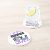 TGIFハクナマタハンズオフブーおもしろい顔 コースター (側面)