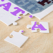 TGIFハクナマタハンズオフブーおもしろい顔 ジグソーパズル (側面)