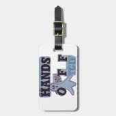 TGIFハクナマタハンズオフブーおもしろい顔 ラゲッジタグ (正面縦)