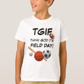 TGIFフィールド日 Tシャツ (正面)