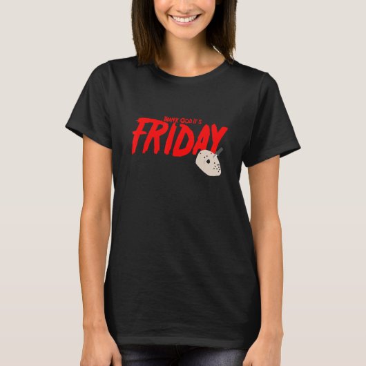 Tgif神感謝してい金曜だ Tシャツ (正面)