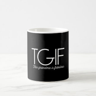 TGIF. この祖母はすばらしいです! コーヒーマグカップ