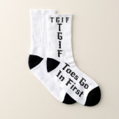 TGIF -つま先は最初に入ります ソックス (ペア)