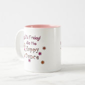 TGIF ツートーンマグカップ (正面左)