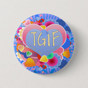 TGIF 缶バッジ