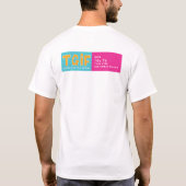 TGIF 90年代の懐かしさデザイン - 神よ、今日は金曜日です Tシャツ (裏面)