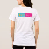 TGIF 90年代懐かしデザイン - ありがとう金曜日 トライブレンドTシャツ (裏面)