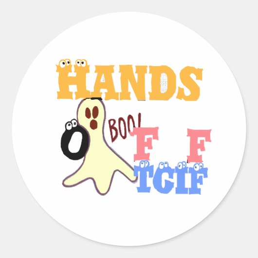 TGIF fRIDAY COLORS.png ラウンドシール (正面)