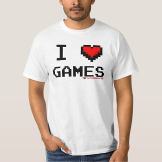 TGS Iのハートのゲームのティー Tシャツ
