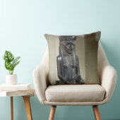 Thからのライオン頭の女神Sekhmetの彫像、 クッション (椅子)