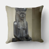 Thからのライオン頭の女神Sekhmetの彫像、 クッション (裏面)