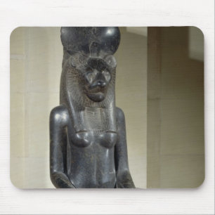 Thからのライオン頭の女神Sekhmetの彫像、 マウスパッド