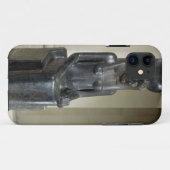 Thからのライオン頭の女神Sekhmetの彫像、 Case-Mate iPhoneケース (裏面(横))