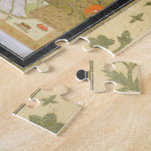 Thからの付き添い人が付いているパビリオンで、着席する女性 ジグソーパズル (側面)