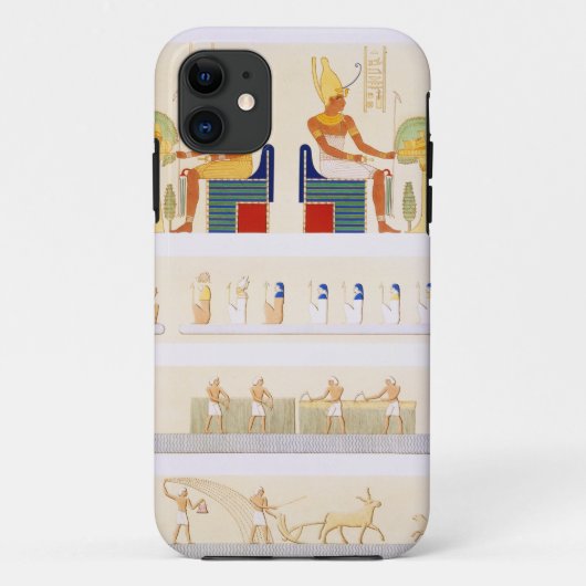 Thからの色彩の鮮やかな板そして壁画のイラストレーション Case-Mate iPhoneケース (裏面)