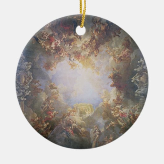 Thの天井からのヘラクレスの神格化、 セラミックオーナメント (正面)