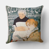 ThのDelhaize、兄弟およびCo.のための広告 クッション (裏面)