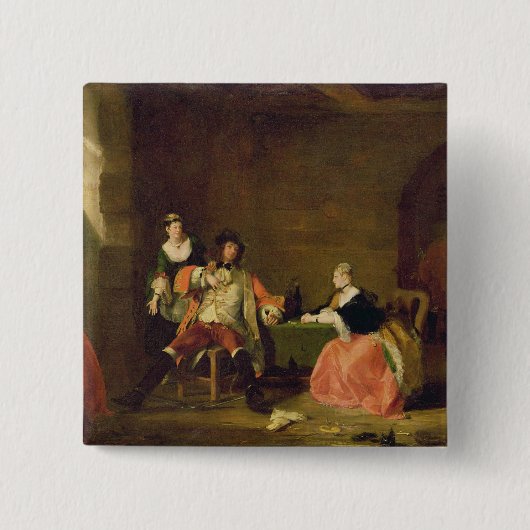 ThのPollyそしてルーシーによってMacheath Upbraidedを監督して下さい 缶バッジ (正面)