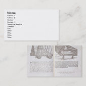 Thへプレハブの屋根を運ぶ方法 名刺 (正面/裏面)