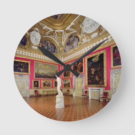 Thを含んでいる「Sala di Venere」(金星のホール) ラウンド壁時計 (正面)