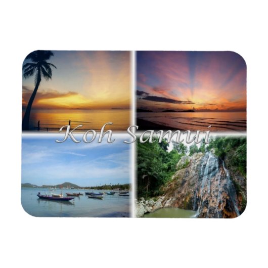 THタイ – サムイ島 – マグネット (横)