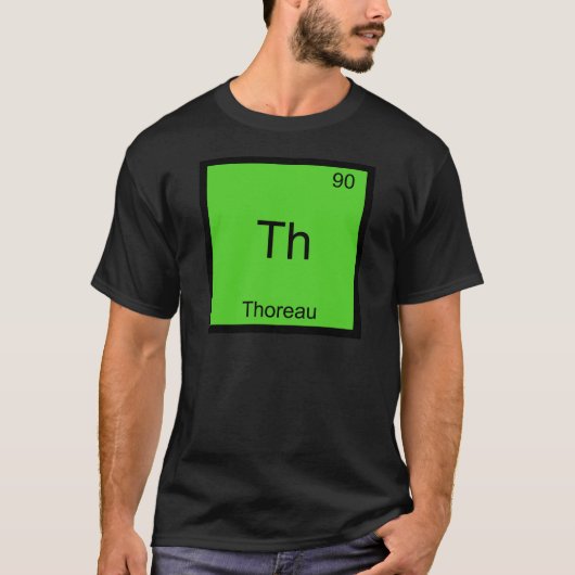 Th – ソロー化学素おもしろい子シンボルティー tシャツ (正面)