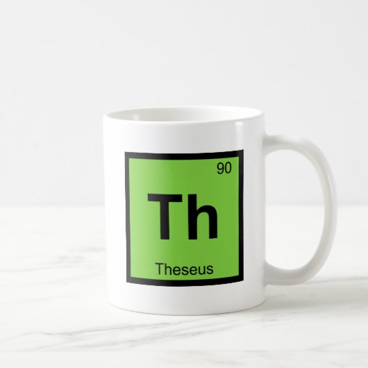 Th - テセウス ギリシャ 化学周期表 コーヒーマグカップ (右)