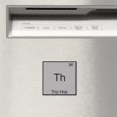 Th - トリップホップ化学記号 楽しい元素Tシャツ マグネット (インサイチュ (食洗機))