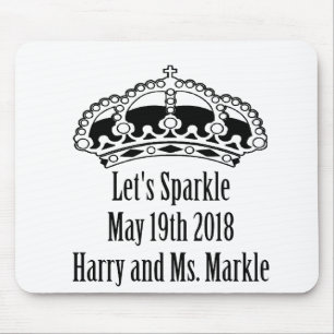 Th 2018年はハリー及びMeghan 5月19日の光ろう マウスパッド